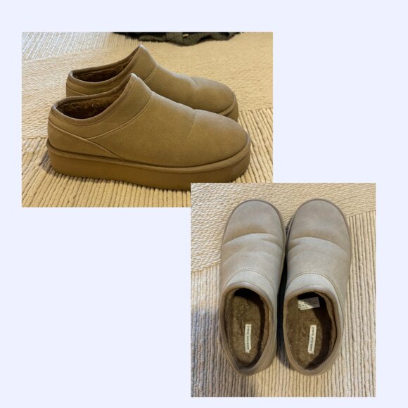 American Eagle "The Hangout Slip-On Slipper", Light Brown, Size 7.5 - Picture 2 of 3